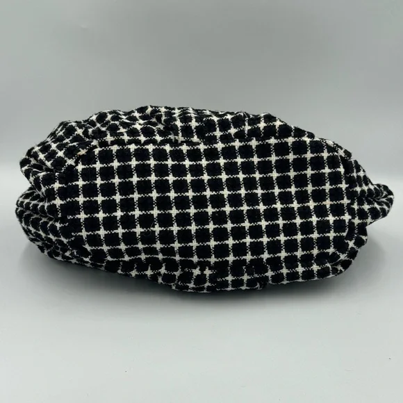 Giannini Black & White Grid Pattern “Dumpling” Handbag - Picture 4 of 8